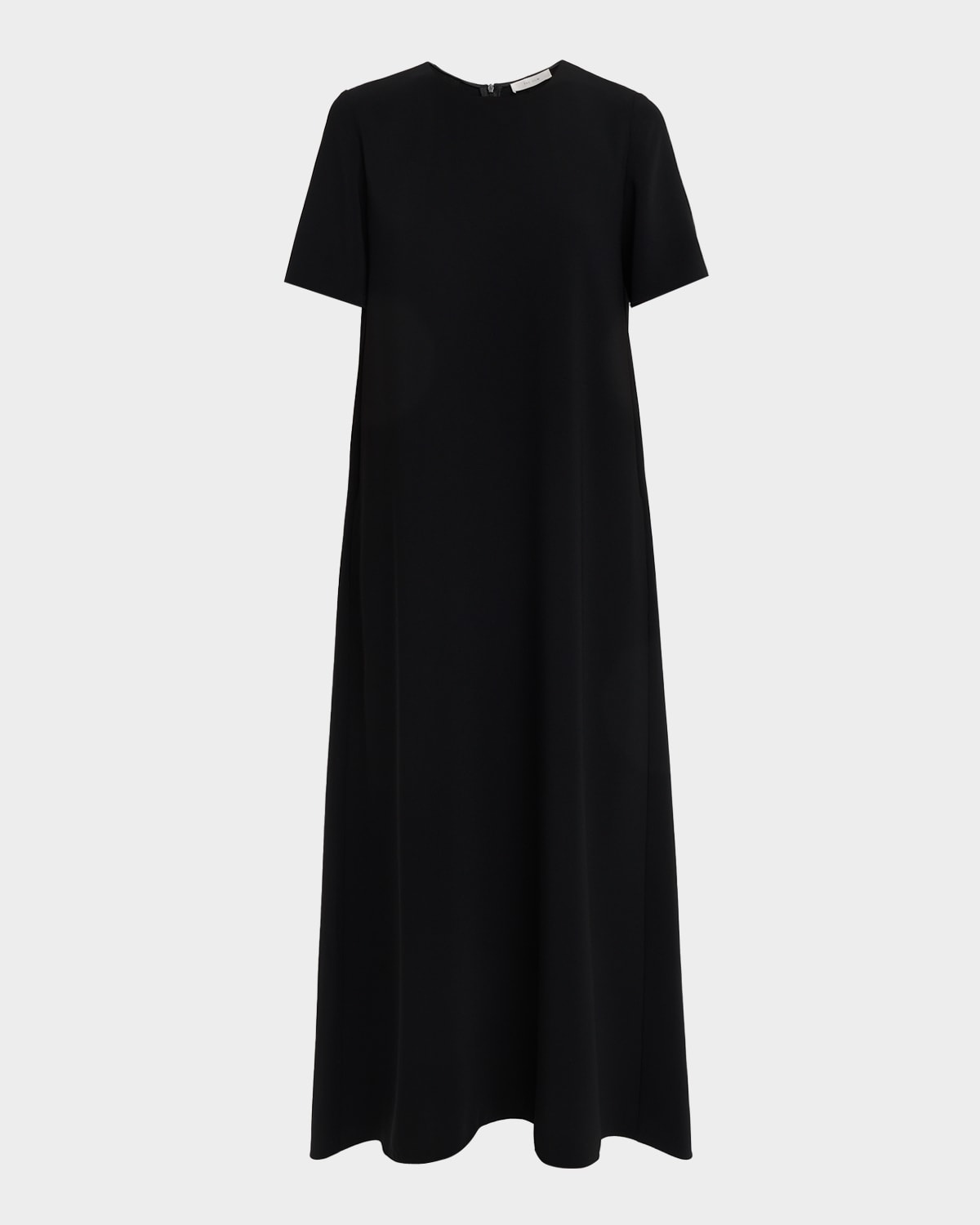 THE ROW Robi Short-Sleeve Cady Maxi Dress