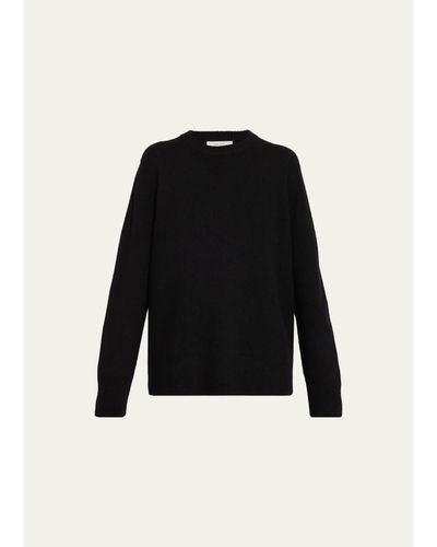 The Row Sibem Wool-Cashmere Crewneck Sweater