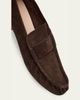 The Row Soft Suede Moccasin Loafers - 3