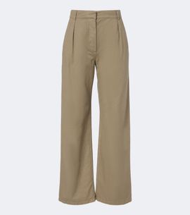 The Row The Row Adler cotton and cashmere wide-leg pants