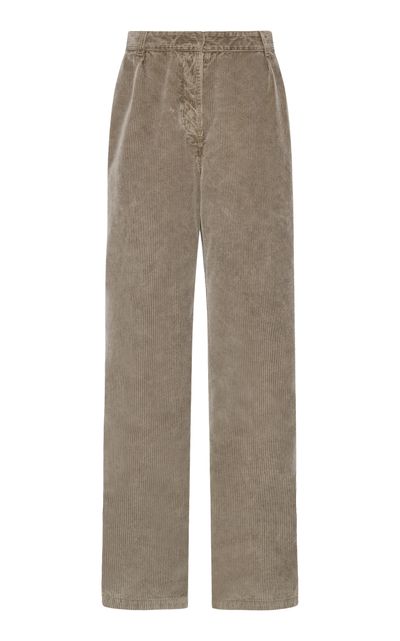 The Row The Row Adler Cotton Corduroy Pants