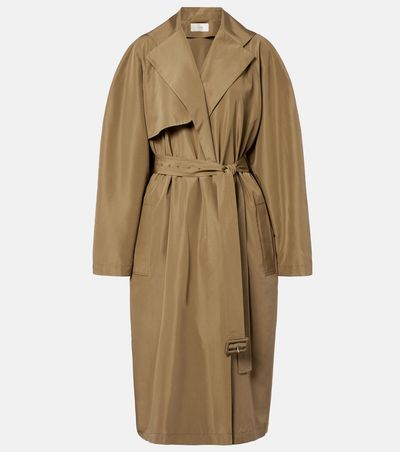 The Row The Row Amapola silk trench coat