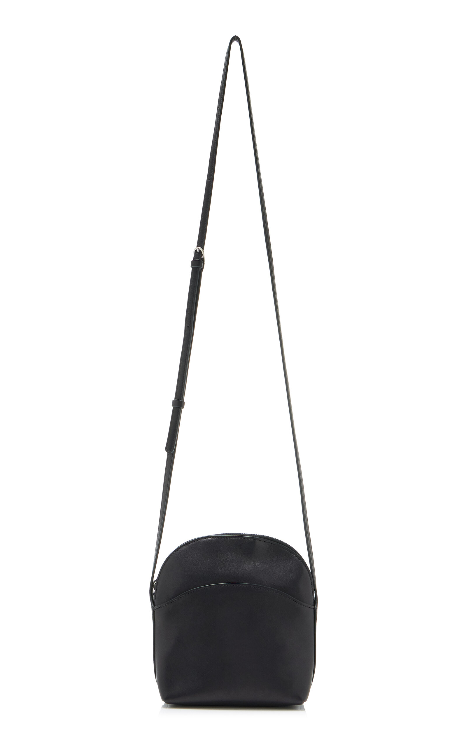 The Row - Annie N/S Leather Crossbody Bag Black OS