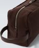 The Row The Row Astra leather-trimmed canvas pouch - 6