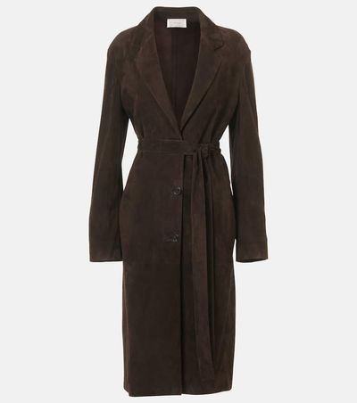 The Row The Row Babilonia suede coat
