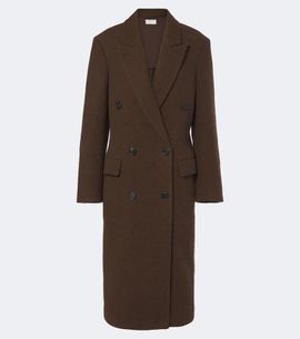 The Row The Row Bamira double-breasted virgin wool coat