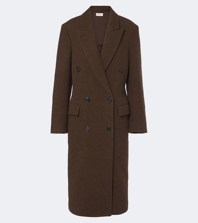 The Row The Row Bamira double-breasted virgin wool coat
