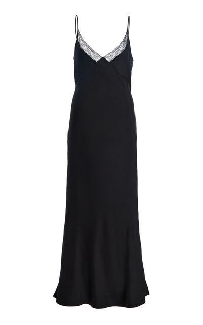 The Row The Row Barina Silk Twill Maxi Dress