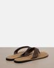 The Row The Row Beach leather-trimmed suede thong sandals - 3