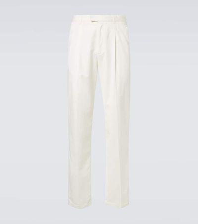 The Row The Row Belamy cotton and cashmere straight pants