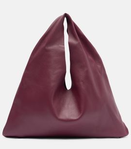 The Row The Row Bindle Small leather top-handle bag