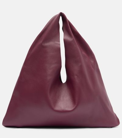 The Row The Row Bindle Small leather top-handle bag