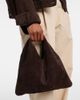 The Row The Row Bindle Small suede top-handle bag - 2