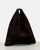 The Row The Row Bindle Small suede top-handle bag - 4