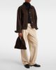 The Row The Row Bindle Small suede top-handle bag - 5