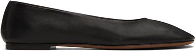 The Row The Row Black Square Ballerina Flats