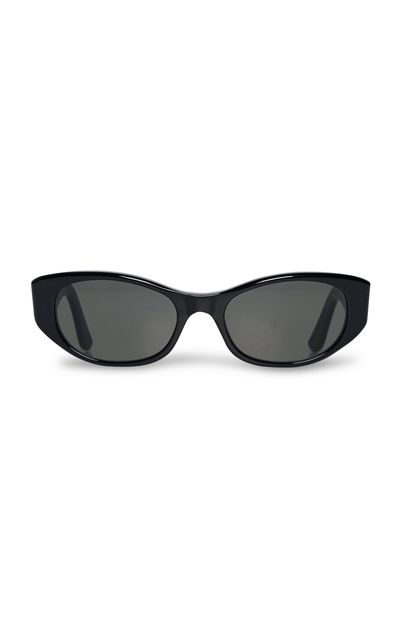 The Row The Row C OvalFrame Acetate Sunglasses
