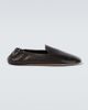 The Row The Row Casa leather slip-on shoes - 5
