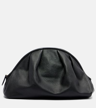 The Row The Row Charlotte Small leather clutch