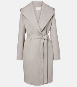 The Row The Row Cicero cashmere wrap coat