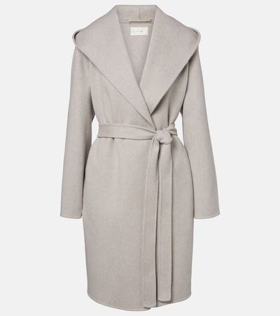 The Row The Row Cicero cashmere wrap coat