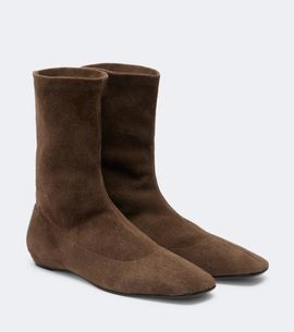 The Row The Row Cindy suede ankle boots
