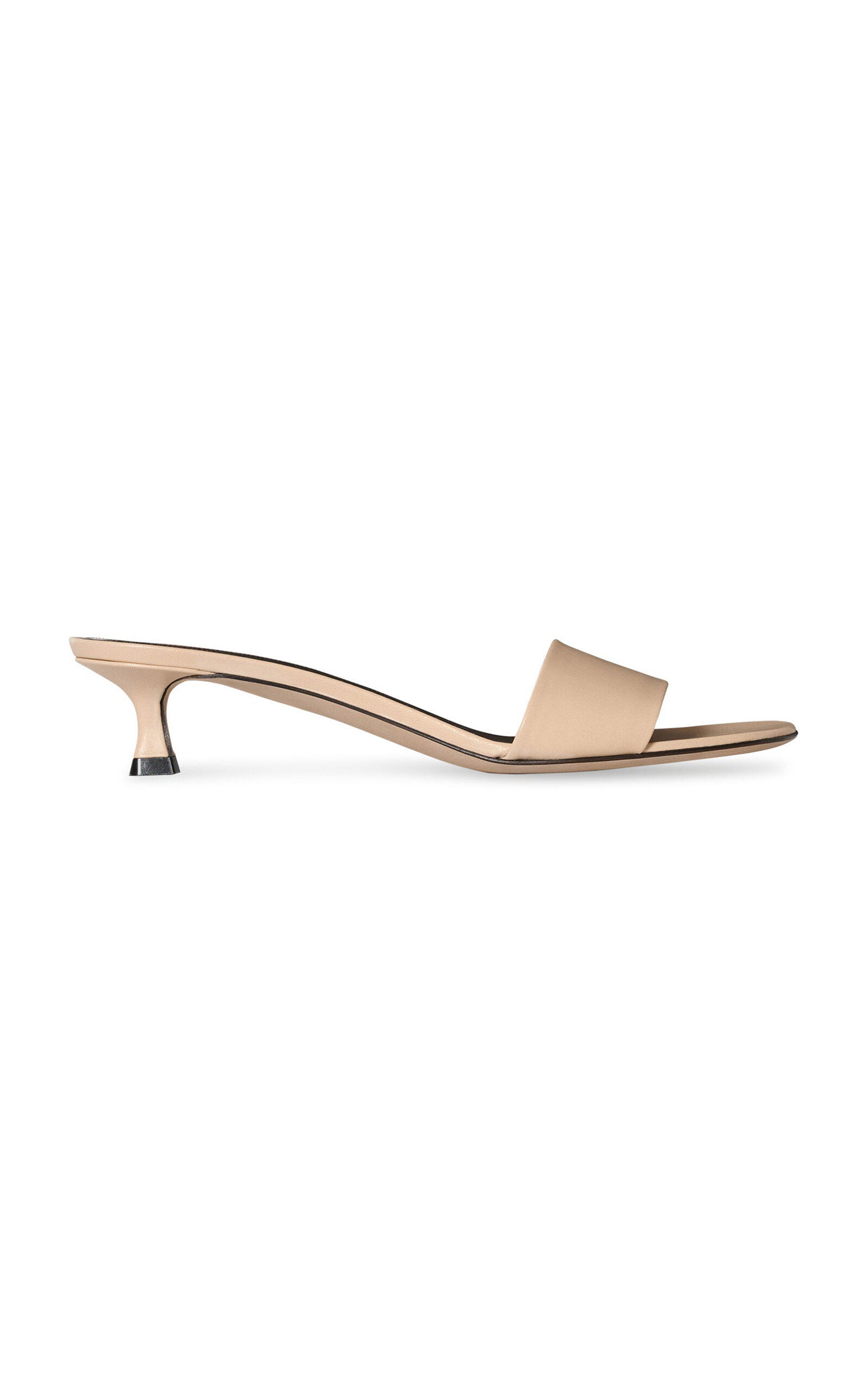 The Row The Row Combo Slide Two Leather Sandals