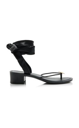The Row The Row Cord TieUp Leather Sandals