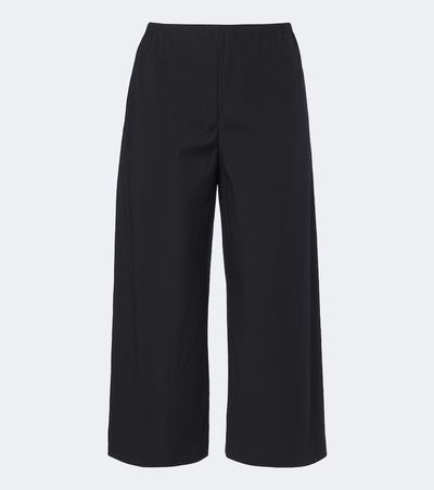 The Row The Row Cosmo cropped wool wide-leg pants