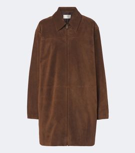The Row The Row Dakara suede coat