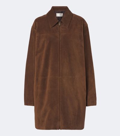 The Row The Row Dakara suede coat