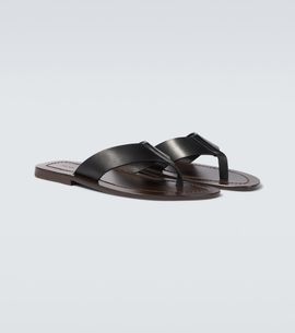 The Row The Row Dan leather thong sandals