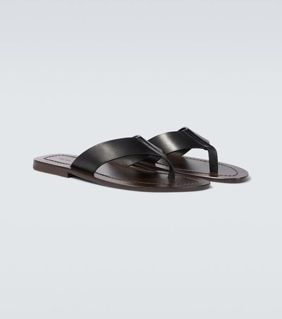 The Row The Row Dan leather thong sandals