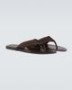 The Row The Row Dan suede thong sandals - 1
