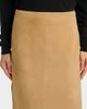 The Row The Row Danas suede wrap skirt - 4