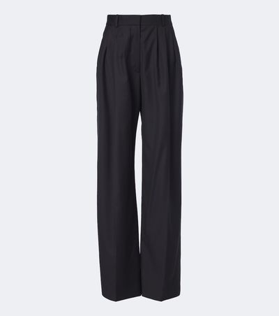 The Row The Row Daniela virgin wool wide-leg pants