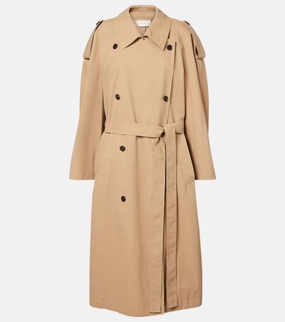 The Row The Row Dester cotton and cashmere trench coat