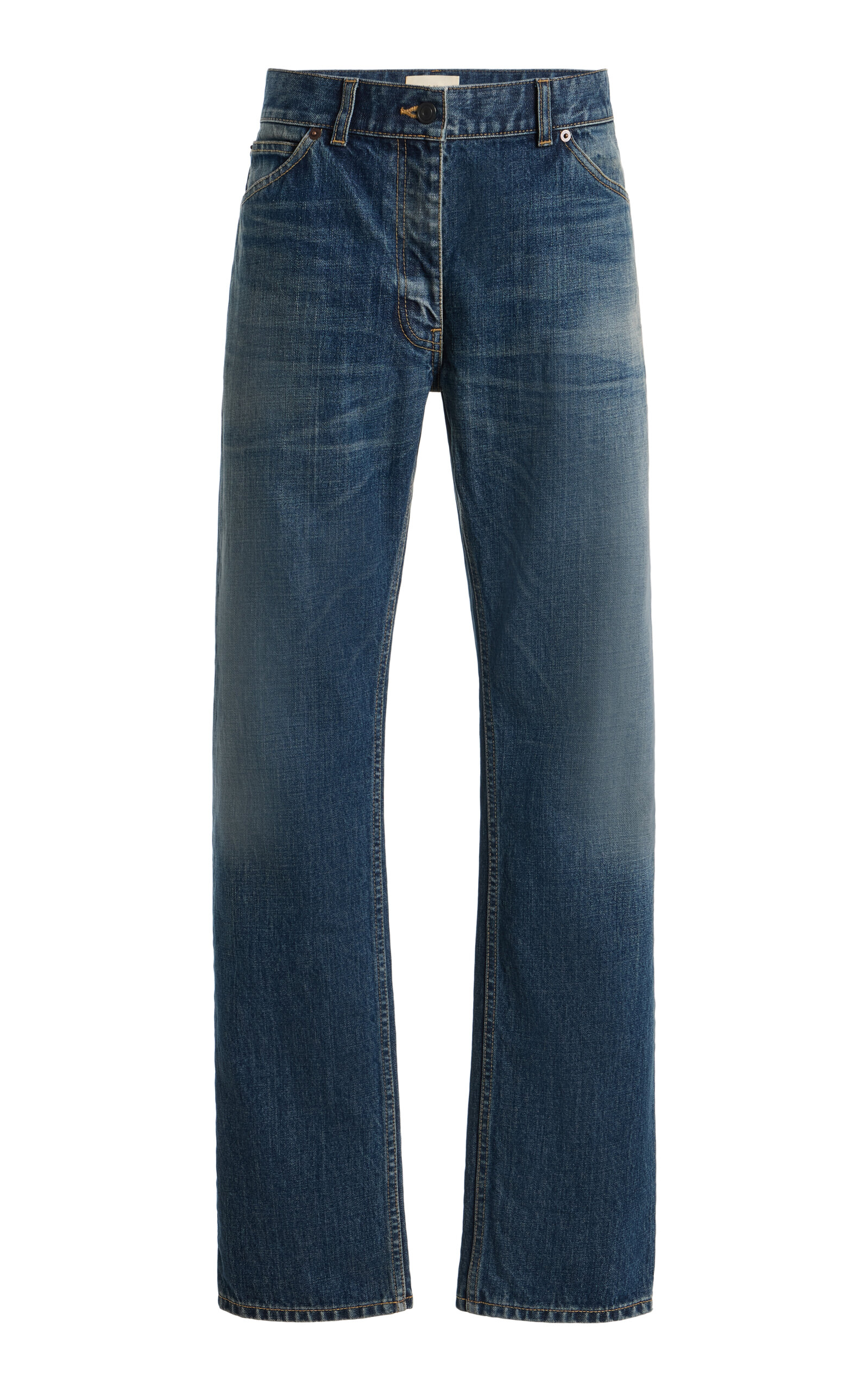 The Row The Row Dinni Rigid MidRise StraightLeg Jeans