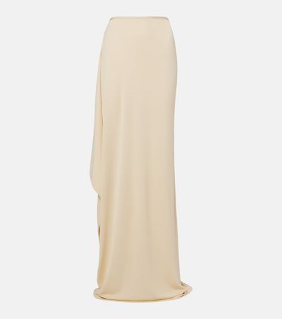 The Row The Row Dione draped maxi skirt