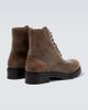 The Row The Row Distressed leather combat boots - 6