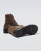 The Row The Row Distressed leather combat boots - 7