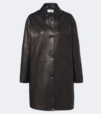 The Row The Row Donata leather coat