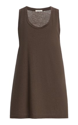 The Row The Row Elana Cotton; Silk and Cashmere Tank Top