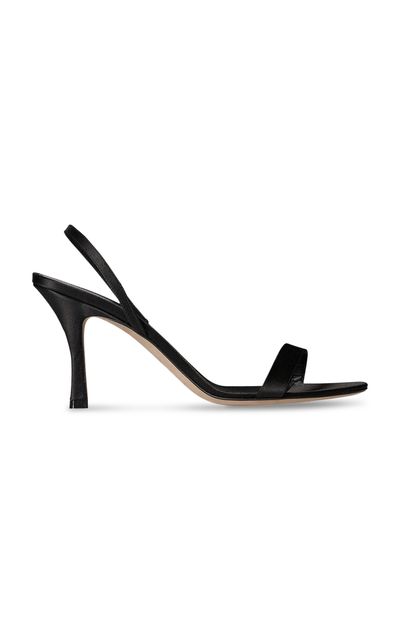 The Row The Row Ella Satin Slingback Sandals