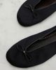 The Row The Row Fay bow-detail cotton ballet flats - 6