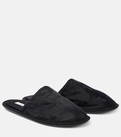 The Row The Row Frances floral jacquard slippers