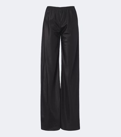 The Row The Row Gala silk wide-leg pants