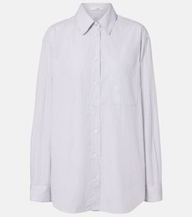 The Row The Row Gavina pinstriped cotton poplin shirt