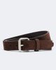 The Row The Row Geo suede belt - 1