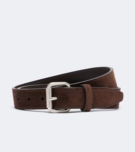 The Row The Row Geo suede belt